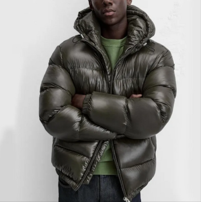 Unisex Sleeveless Puffer Vest – Punk-Style Down Jacket with Hood, M–3XL