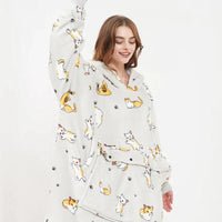 Heated Hoodie Blanket – Wearable Electric Blanket with Adjustable Heat Settings